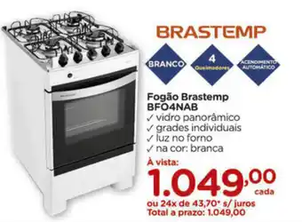 Fogao Brastemp BF04NAB