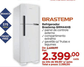 Carrefour Refrigerador Brastemp oferta
