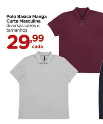 Carrefour Polo basica manga Curta masculina oferta
