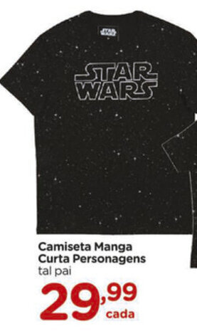 Carrefour Camiseta Manga Curta Personagens oferta