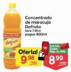 Supermercados Princesa Concentrado de maracujá dafruta 1l oferta