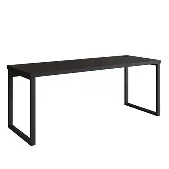 Mesa de escritório miguel preta 190 cm