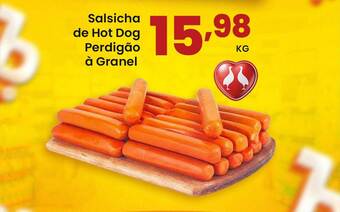 Supermercado Bergamini Salsicha de hot dog perdigão à granel oferta