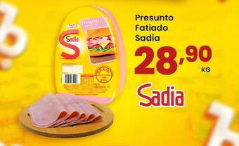 Supermercado Bergamini Presunto fatiado sadia oferta