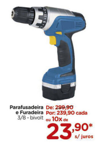 Carrefour Parafusadeira e Furadeira oferta