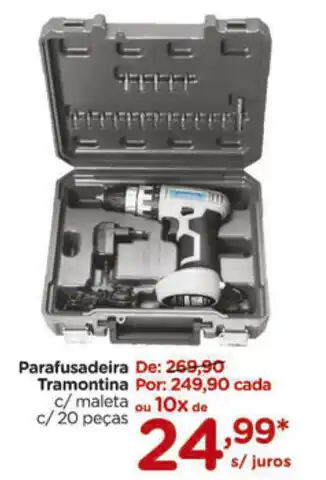 Carrefour Parafusadeira Tramontina oferta