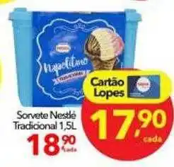 Sorvete nestlé tradicional