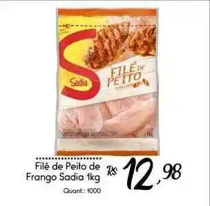 Giassi Supermercados Filé de peito frango sadia oferta
