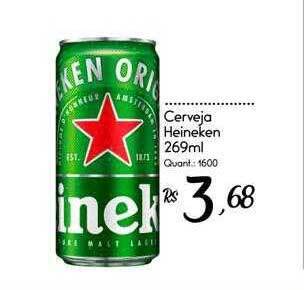Giassi Supermercados Cerveja heineken oferta