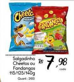 Giassi Supermercados Salgadinho cheetos ou fandangos oferta