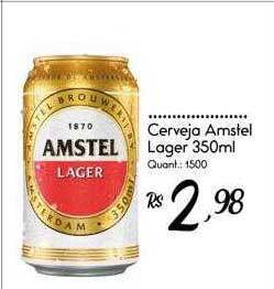 Giassi Supermercados Cerveja amstel lager oferta