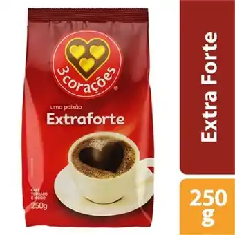 Cafe 3 coracoes 250g extra forte