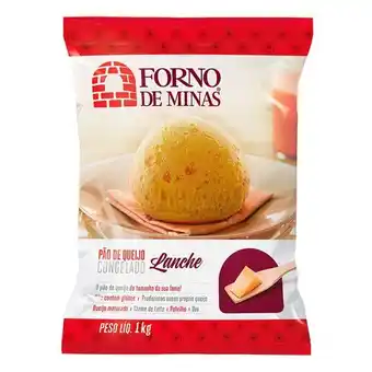 Super Nosso Pão de queijo forno de minas lanche 1kg oferta