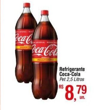 Fort Atacadista Refrigerante Coca Cola 2.5L oferta