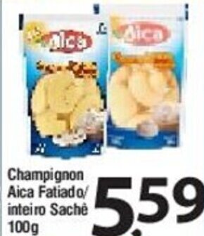 Champignon Aica Fat./ Inteiro sache 100g