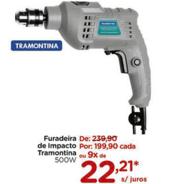 Furadeira de Impacto Tramontina 500W