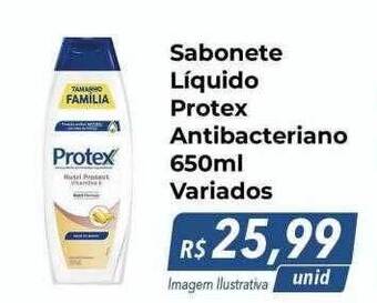 Hiper Moreira Sabonete líquido protex antibacteriano variados oferta