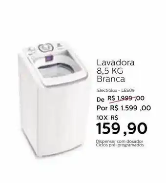 Grupo Formosa Lavadora 8.5kg branca electrolux oferta