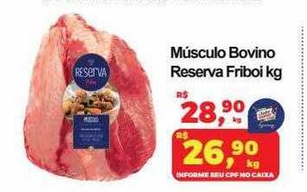 Semar Supermercado Músculo bovino reserva friboi oferta