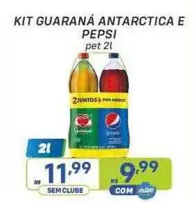 Prezunic Kit guaraná antarctica e pepsi oferta