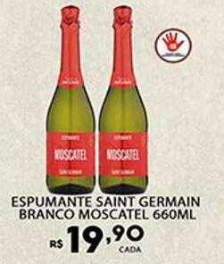 Espumante saint germain branco moscatel
