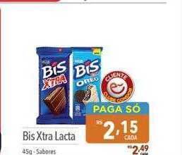 Supermercados Condor Bis xtra lacta oferta