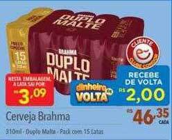 Supermercados Condor Cerveja brahma oferta