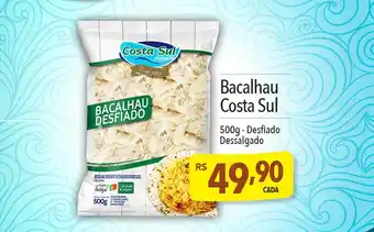 Supermercados Condor Bacalhau costa sul oferta