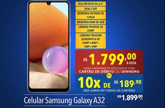 Supermercados Condor Celular samsung galaxy a32 oferta