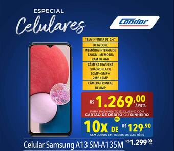 Supermercados Condor Celular samsung a13 sm-a135m oferta