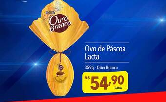 Supermercados Condor Ovo de páscoa lacta ouro branco oferta