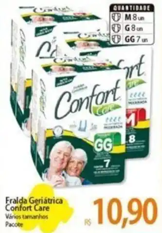 Atacadão Fralda Geriátrica Confort Care oferta