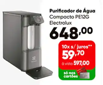 Zaffari Purificador de Água Electrolux oferta