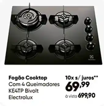 Zaffari Fogão Cooktop Electrolux oferta