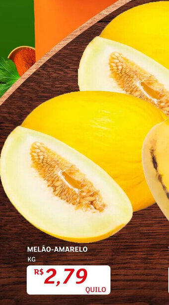 Assaí Atacadista Melão Amarelo 1kg oferta