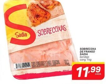 GBarbosa Sobrecoxa de frango sadia 1kg oferta