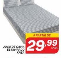 GBarbosa Jogo de cama estampado krea oferta