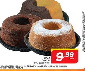 Bolo comum 500g
