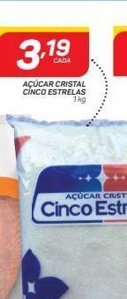 GBarbosa Açúcar cristal cinco estrelas 1kg oferta