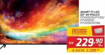 GBarbosa Smart tv philco 50" oferta