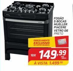 GBarbosa Fogão 5 bocas mueller oferta