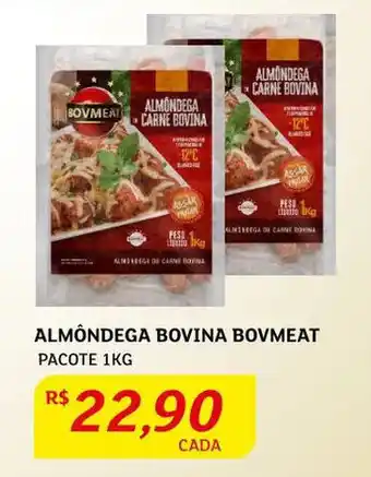 Assaí Atacadista Almôndega Bovina Bovmeat 1kg oferta