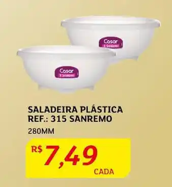 Assaí Atacadista Saladeira Plástica Ref: 315 Sanremo oferta