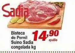 Ricoy Supermercados Bisteca de pernil suino sadia congelada oferta