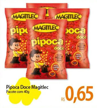Atacadão Pipoca doce Magitlec 40g oferta