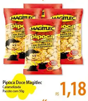 Atacadão Pipoca Doce Magitlec 50g oferta