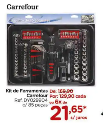 Carrefour Kit De Ferramentas Carrefour oferta