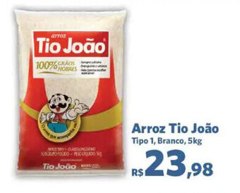 Sam's Club Arroz Tio João Tipo 1 - 5kg oferta