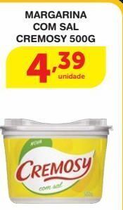 Roldão Margarina com sal cremosy 500g oferta