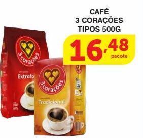 Roldão Café 3 corações tipos 500g oferta